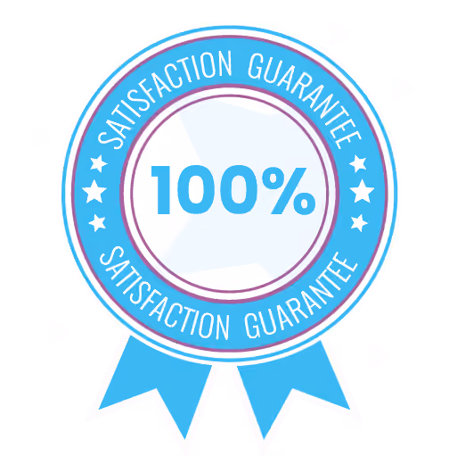 100% Satisfaction Guaranteed Badge